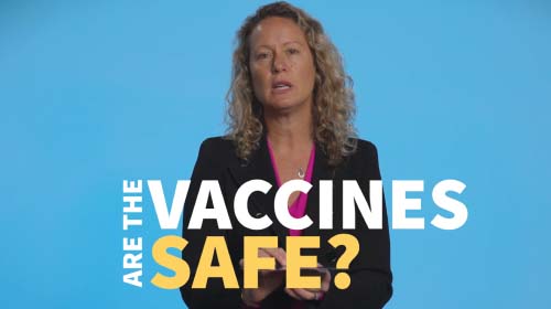 Still image from video: Are the vaccines safe?