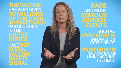 Still image from video 'How can we know the vaccines are safe for children when only a small number of children around the world have received it?'